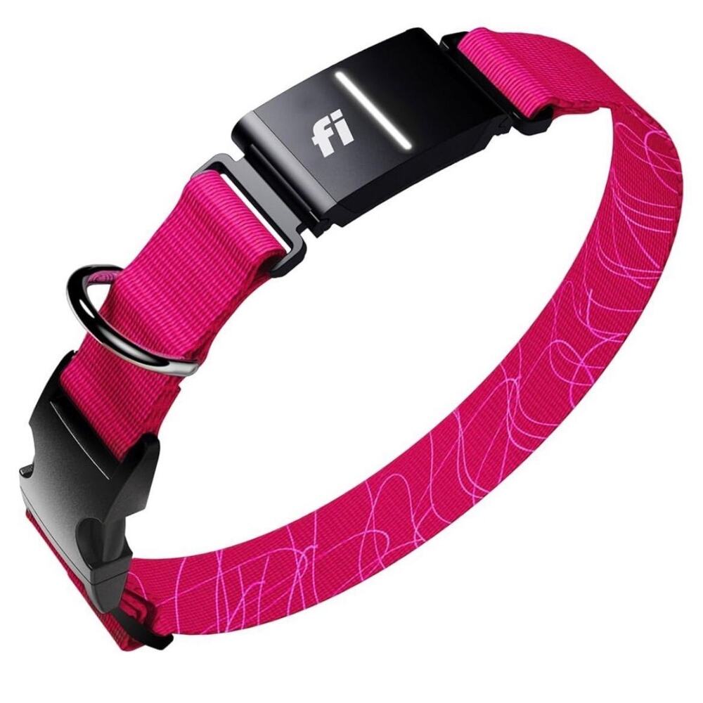 Fi Series 3 Kit Smart Dog Collar Sz L Pink Tracker GPS Health Monitor Waterproof